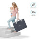 Ліжко-манеж 2 в 1 Kinderkraft Movi Grey Wooden KCMOVI00WOD0000
