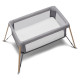Ліжко-манеж 2 в 1 Kinderkraft Movi Grey Wooden KCMOVI00WOD0000