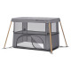 Ліжко-манеж 2 в 1 Kinderkraft Movi Grey Wooden KCMOVI00WOD0000