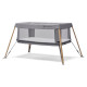 Ліжко-манеж 2 в 1 Kinderkraft Movi Grey Wooden KCMOVI00WOD0000