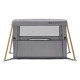 Ліжко-манеж 2 в 1 Kinderkraft Movi Grey Wooden KCMOVI00WOD0000