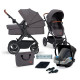 Універсальна коляска 3 в 1 Kinderkraft B-Tour Ash Gray KSBTOU00DGR3000