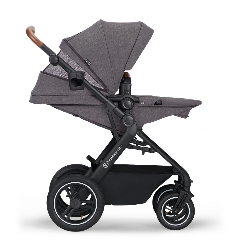 Універсальна коляска 3 в 1 Kinderkraft B-Tour Ash Gray KSBTOU00DGR3000