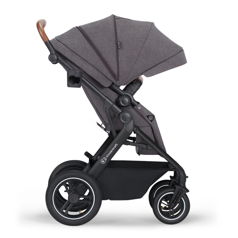 Універсальна коляска 3 в 1 Kinderkraft B-Tour Ash Gray KSBTOU00DGR3000