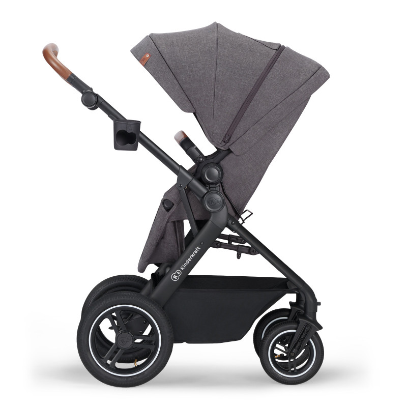 Універсальна коляска 3 в 1 Kinderkraft B-Tour Ash Gray KSBTOU00DGR3000