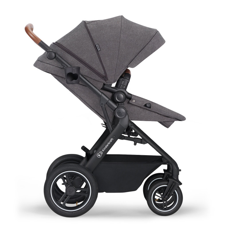 Універсальна коляска 3 в 1 Kinderkraft B-Tour Ash Gray KSBTOU00DGR3000