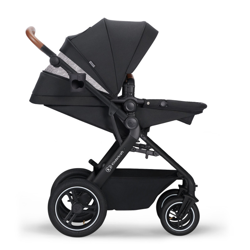 Універсальна коляска 3 в 1 Kinderkraft B-Tour Deep Black KSBTOU00BLK3000
