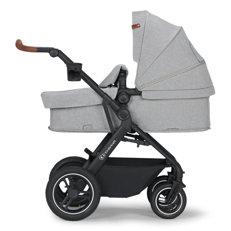 Універсальна коляска 3 в 1 Kinderkraft B-Tour Silver Gray KSBTOU00LGR3000