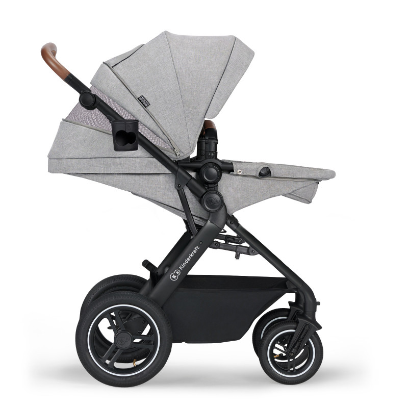 Універсальна коляска 3 в 1 Kinderkraft B-Tour Silver Gray KSBTOU00LGR3000