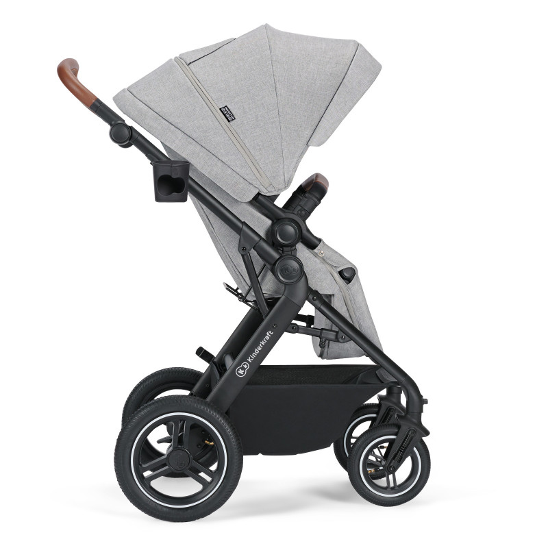 Універсальна коляска 3 в 1 Kinderkraft B-Tour Silver Gray KSBTOU00LGR3000