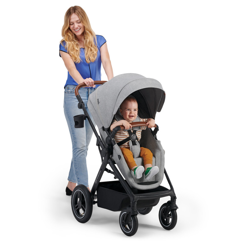 Універсальна коляска 3 в 1 Kinderkraft B-Tour Silver Gray KSBTOU00LGR3000
