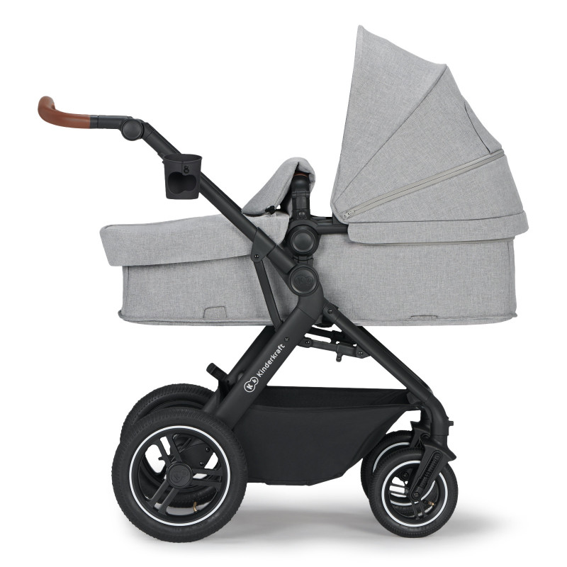 Універсальна коляска 3 в 1 Kinderkraft B-Tour Silver Gray KSBTOU00LGR3000