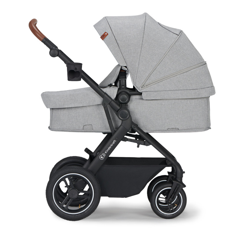 Універсальна коляска 3 в 1 Kinderkraft B-Tour Silver Gray KSBTOU00LGR3000