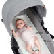 Універсальна коляска 3 в 1 Kinderkraft B-Tour Silver Gray KSBTOU00LGR3000