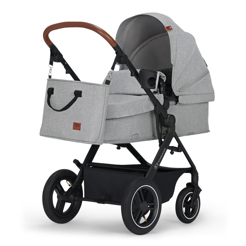 Універсальна коляска 3 в 1 Kinderkraft B-Tour Silver Gray KSBTOU00LGR3000