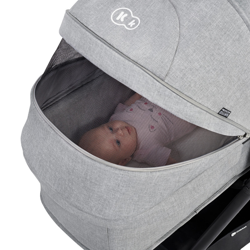 Універсальна коляска 3 в 1 Kinderkraft B-Tour Silver Gray KSBTOU00LGR3000