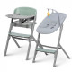 Стільчик для годування з шезлонгом Kinderkraft Livy Calmee Olive Green KHLICA00GRE0000
