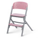 Стільчик для годування з шезлонгом Kinderkraft Livy Calmee Aster Pink KHLICA00PNK0000