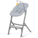 Стільчик для годування з шезлонгом Kinderkraft Igee Calmee Cloudy Grey KHIGCA00GRY0000