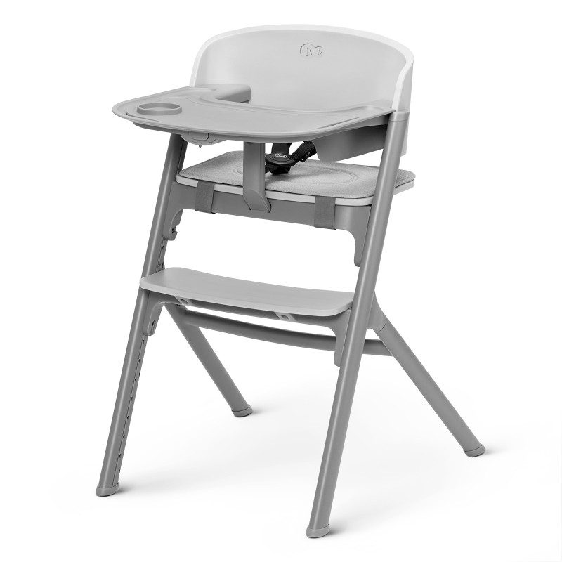 Стільчик для годування з шезлонгом Kinderkraft Igee Calmee Cloudy Grey KHIGCA00GRY0000