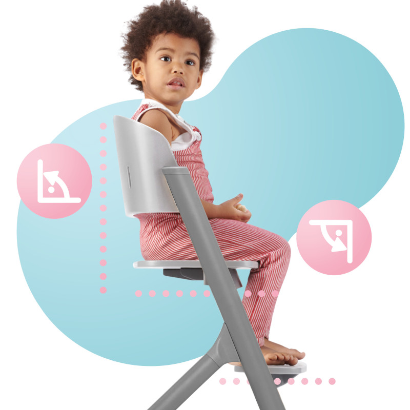 Стільчик для годування Kinderkraft Igee Cloudy Grey KHIGEE00GRY0000