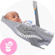 Шезлонг-гойдалка Kinderkraft Calmee Grey KBCALM00GRY0000