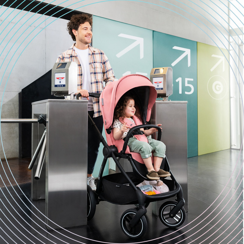 Універсальна коляска 2 в 1 Kinderkraft Nea Ash Pink KSNEA000PNK2000