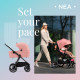Універсальна коляска 2 в 1 Kinderkraft Nea Ash Pink KSNEA000PNK2000