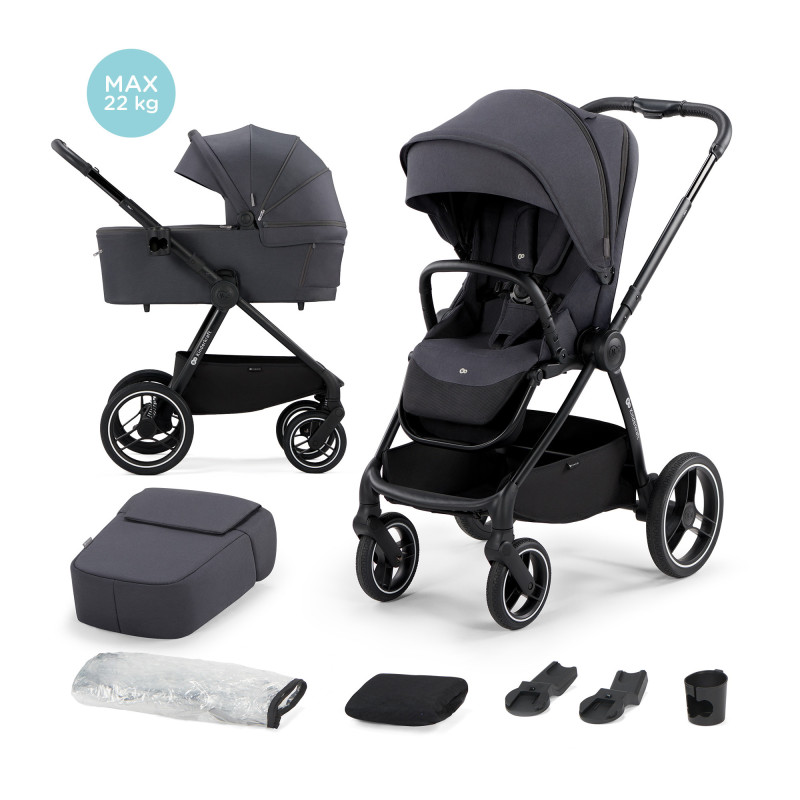 Універсальна коляска 2 в 1 Kinderkraft Nea Deep Grey KSNEA000DGR2000