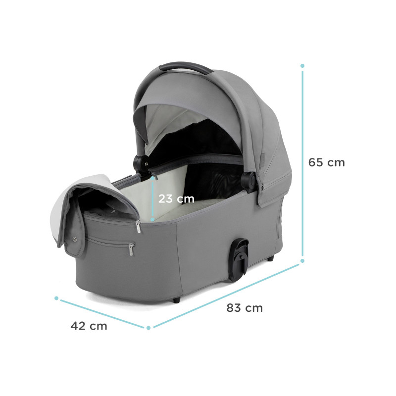 Універсальна коляска 2 в 1 Kinderkraft Nea Platinum Grey KSNEA000GRY2000