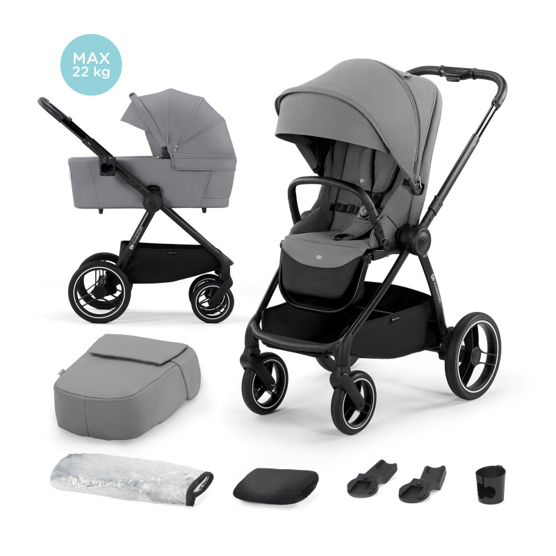 Універсальна коляска 2 в 1 Kinderkraft Nea Platinum Grey KSNEA000GRY2000