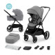 Універсальна коляска 2 в 1 Kinderkraft Nea Platinum Grey KSNEA000GRY2000