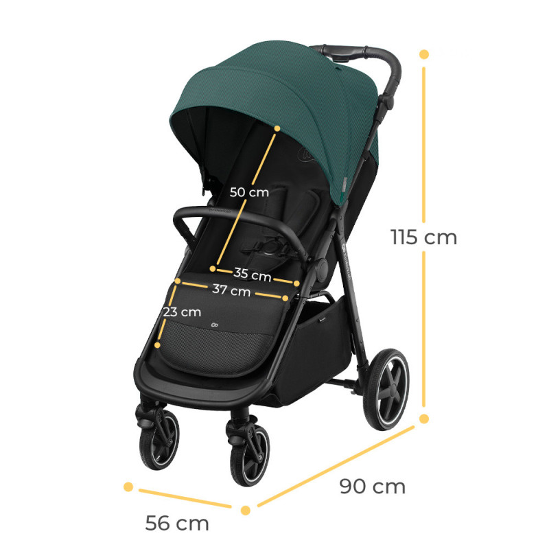 Прогулянкова коляска Kinderkraft Route Green KSROUT00GRE0000