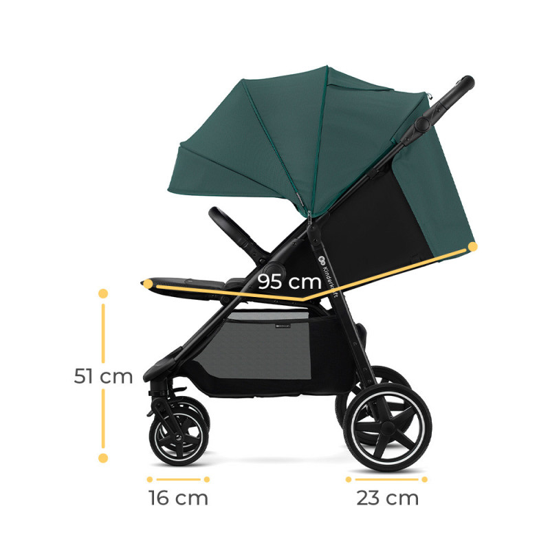 Прогулянкова коляска Kinderkraft Route Green KSROUT00GRE0000