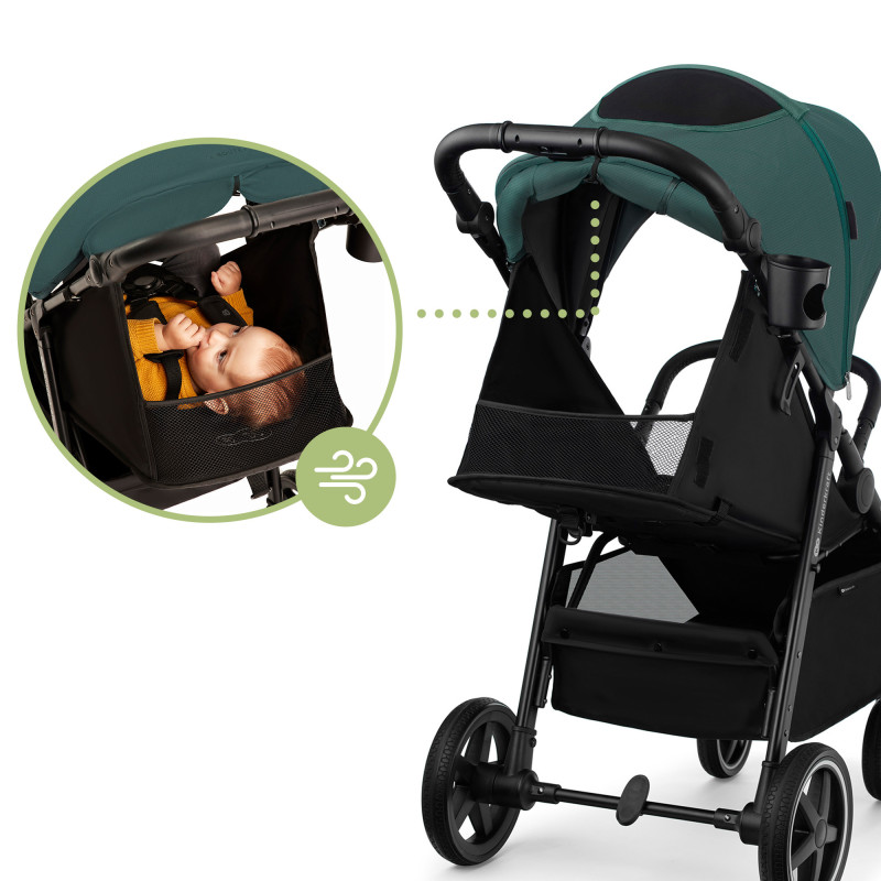 Прогулянкова коляска Kinderkraft Route Platinum Grey KSROUT00GRY0000
