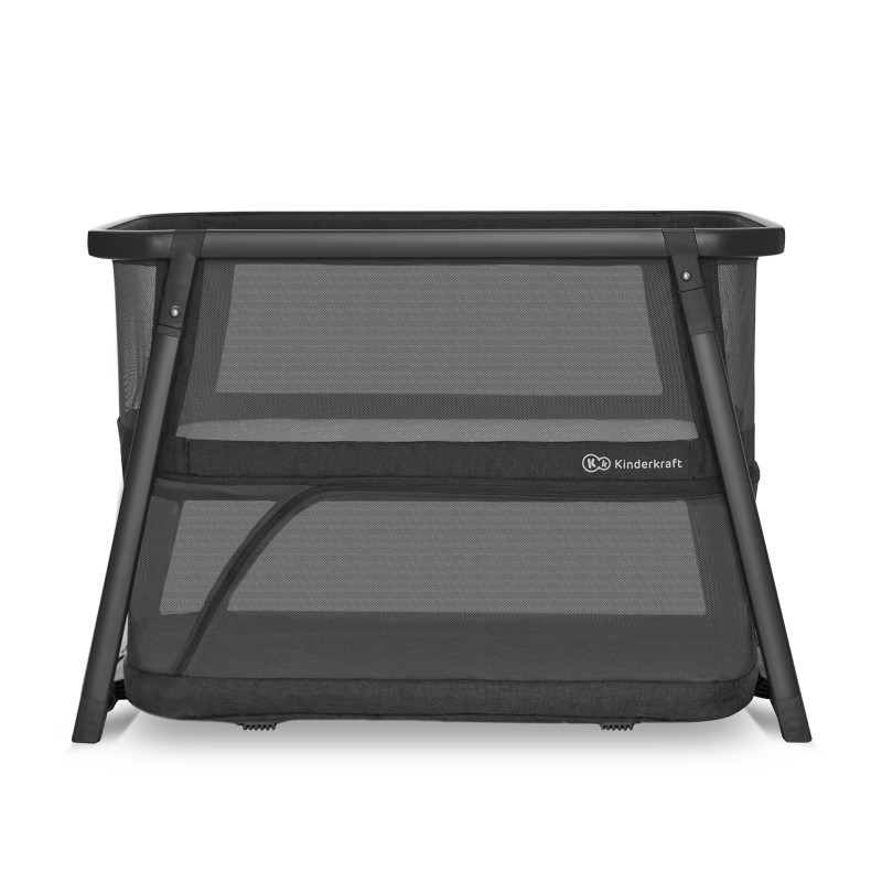 Ліжко-манеж 4 в 1 Kinderkraft Sofi Plus Grey KLSOFIPLGRY0000