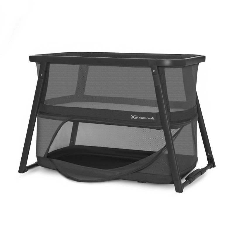 Ліжко-манеж 4 в 1 Kinderkraft Sofi Plus Grey KLSOFIPLGRY0000