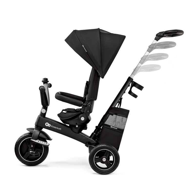 Триколіснийй велосипед Kinderkraft Easytwist Black KREASY00BLK0000