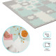 Килимок-пазл Kinderkraft Luno Shapes Mint, 30 елементів KPLUSH00MIN0000