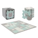 Килимок-пазл Kinderkraft Luno Shapes Mint, 30 елементів KPLUSH00MIN0000