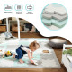 Килимок-пазл Kinderkraft Luno Shapes Mint, 30 елементів KPLUSH00MIN0000