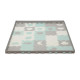 Килимок-пазл Kinderkraft Luno Shapes Mint, 30 елементів KPLUSH00MIN0000