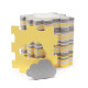 Килимок-пазл Kinderkraft Luno Shapes Yellow, 30 елементів KPLUSH00YEL0000