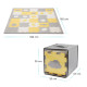 Килимок-пазл Kinderkraft Luno Shapes Yellow, 30 елементів KPLUSH00YEL0000