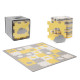 Килимок-пазл Kinderkraft Luno Shapes Yellow, 30 елементів KPLUSH00YEL0000