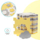 Килимок-пазл Kinderkraft Luno Shapes Yellow, 30 елементів KPLUSH00YEL0000