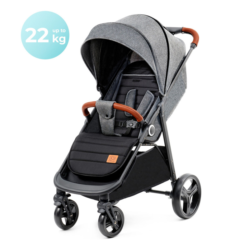 Прогулянкова коляска Kinderkraft Grande Plus Grey KSGRAN00GRY0000