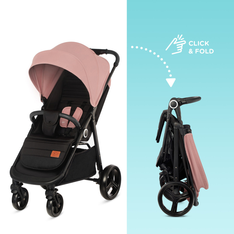 Прогулянкова коляска Kinderkraft Grande Plus Pink KSGRAN00PNK0000
