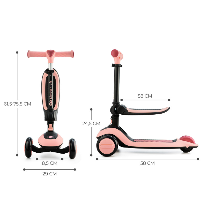 Самокат Kinderkraft Halley Rose Pink KRHALL00PNK0000