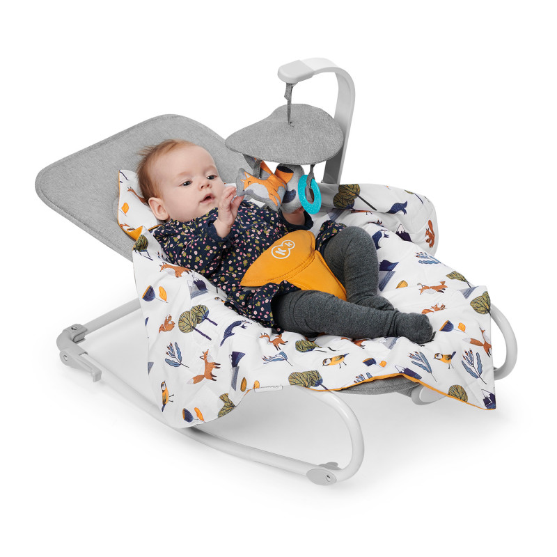 Шезлонг-гойдалка Kinderkraft Felio 2 Peony Rose KBFELI20PNK0000